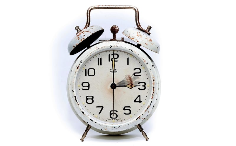 Clock Time Indicating Time Of